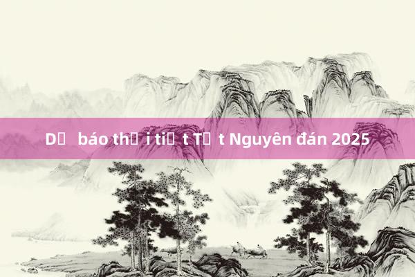 Dự báo thời tiết Tết Nguyên đán 2025